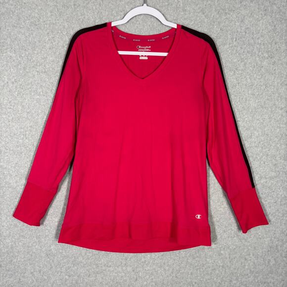 Champion Shirt Womens Small‎ Pink Performance Vapor Loose Running Activewear - Picture 1 of 13